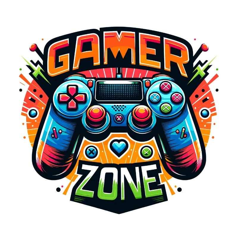 Gamer Zone - Controller Illustration