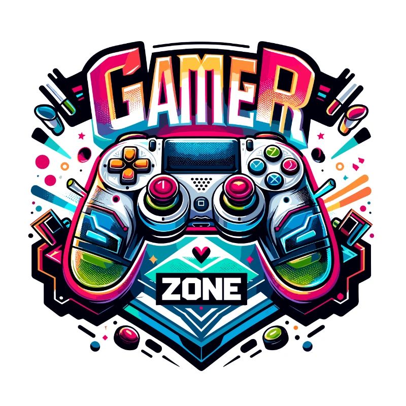 Gamer Zone - Controller Illustration