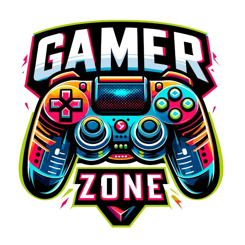 Gamer Zone - Controller Illustration