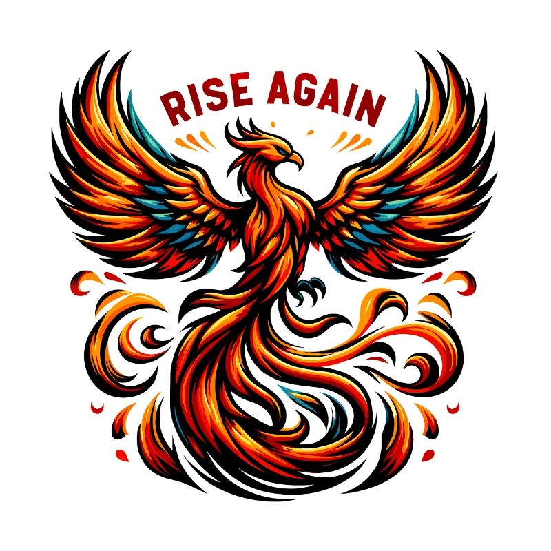 Rise Again - Phönix Illustration