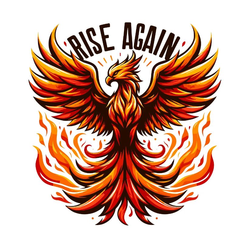 Rise Again - Phönix Illustration