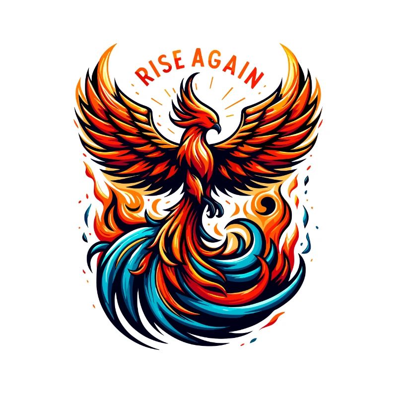 Rise Again - Phönix Illustration