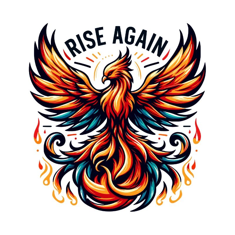 Rise Again - Phönix Illustration