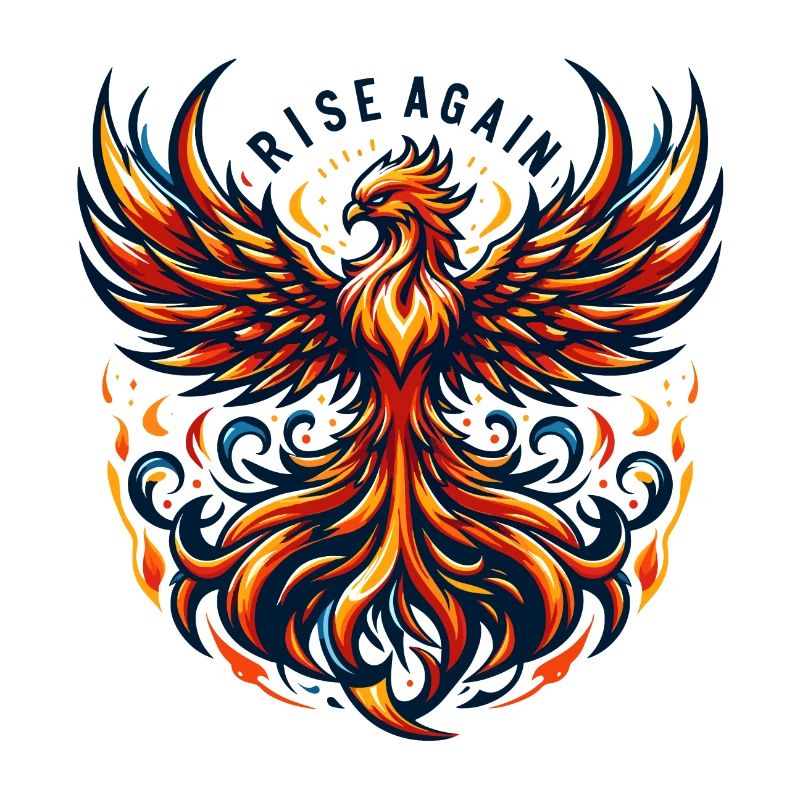 Rise Again - Phönix Illustration