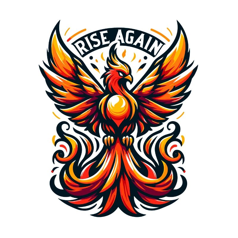 Rise Again - Phönix Illustration