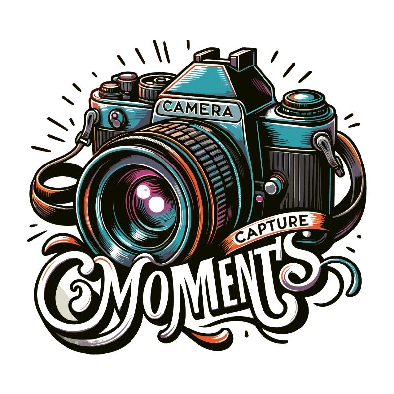 Capture Moments - Camera Illustration