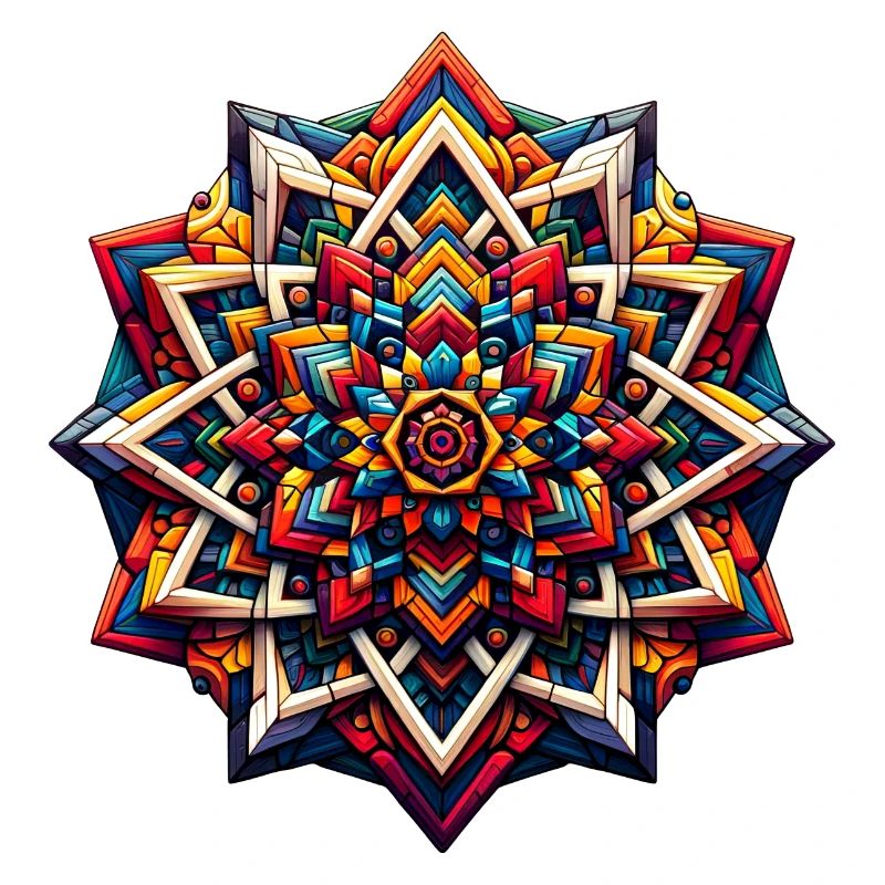 Kunterli - Farbexplosion Mandala