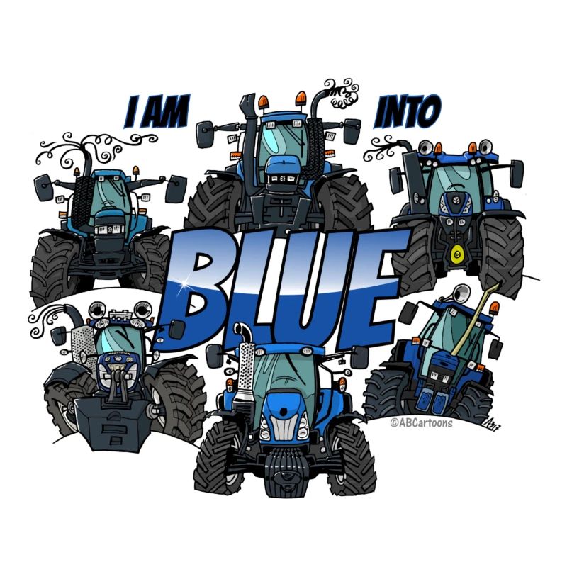 je suis en bleu