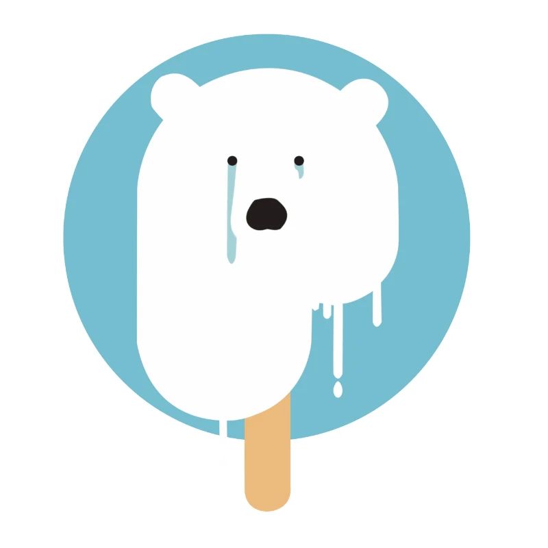Earth day Eisbär