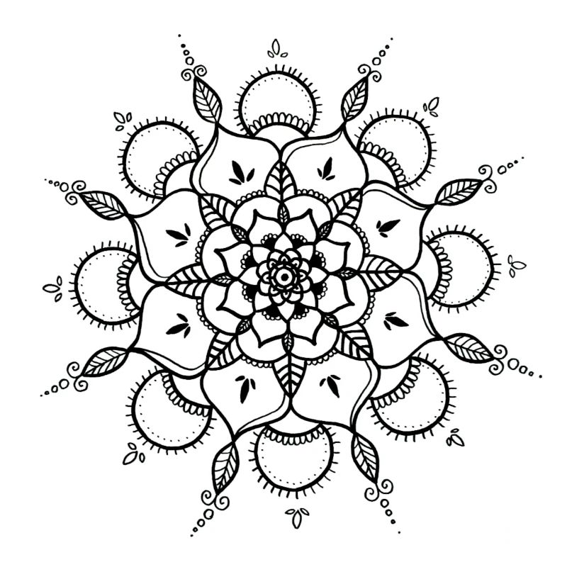 Mandala noir