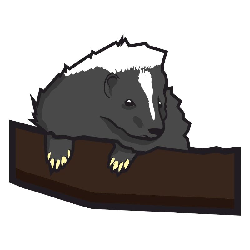 Stinktier Skunk Marder Iltis Wiesel Geschenkidee