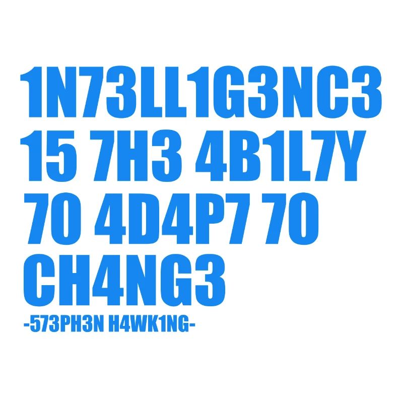 Stephen Hawking Intelligenz Zitat