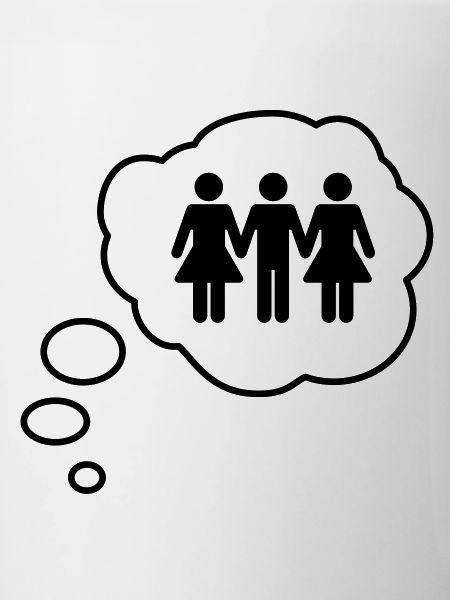 Threesome Thought Bubble