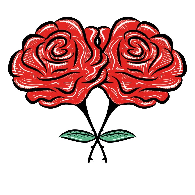 fleurs roses