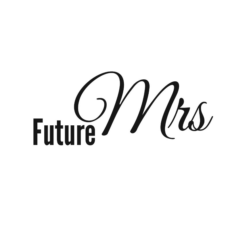 Future Mrs Misses engagement design engaged