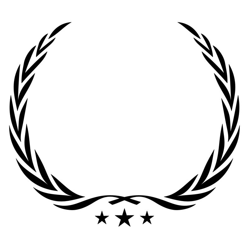 couronne de laurier symbole vide