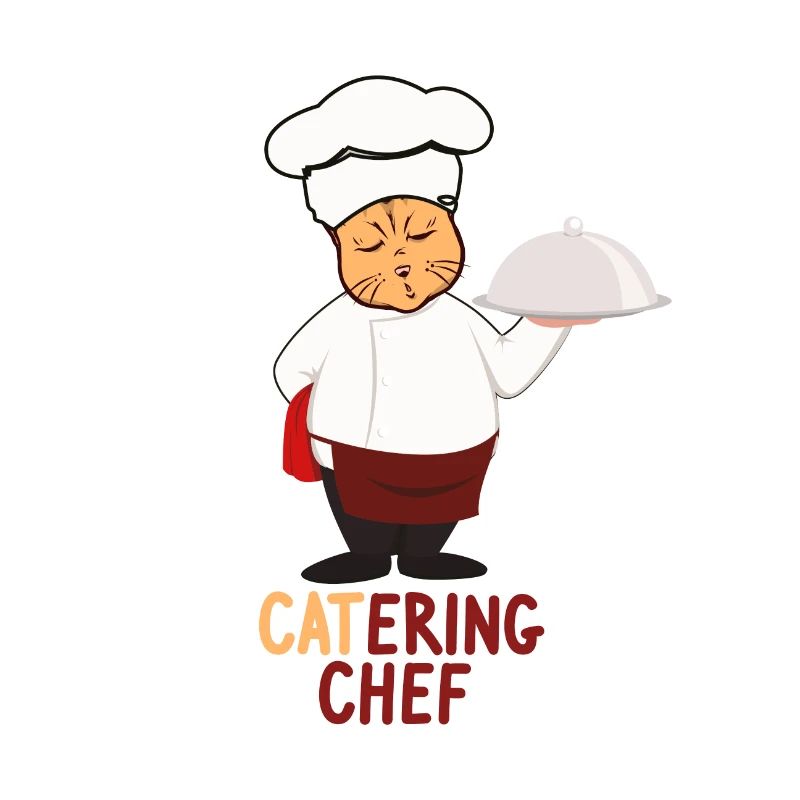 Traiteur chef chat cuisinier chat bouillant