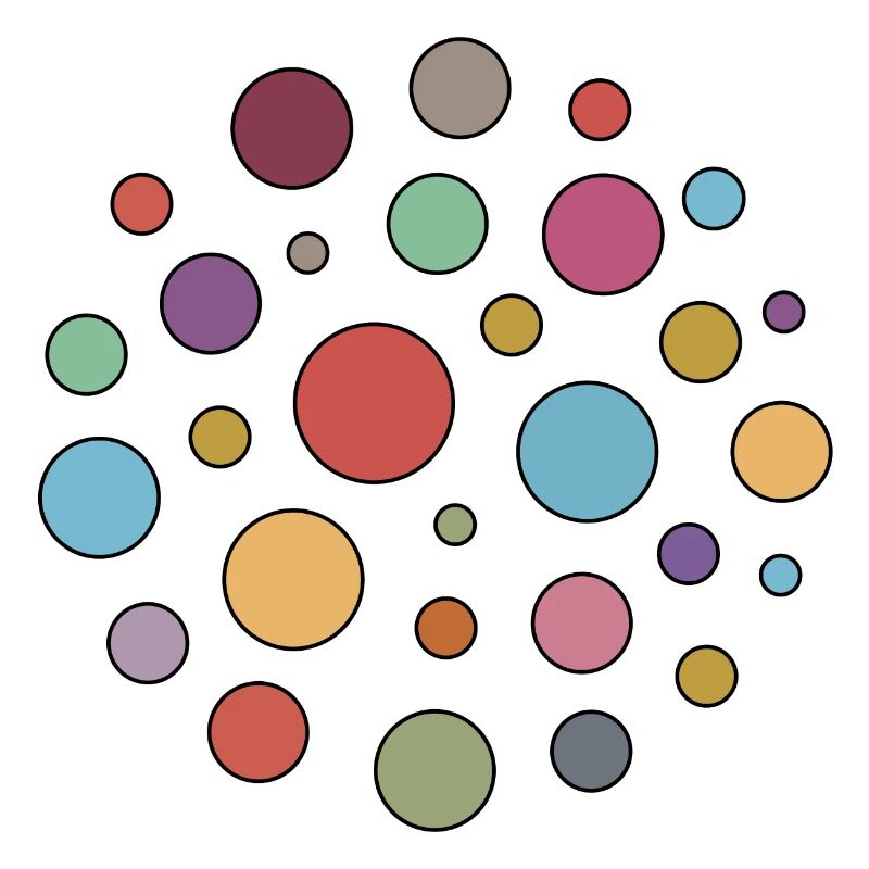 Points colorés