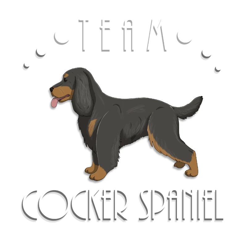 Team Cocker Spaniel - Black and Tan