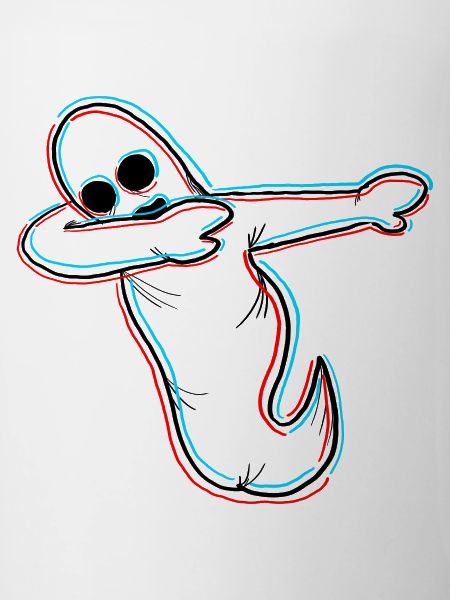 dabbing ghost Halloween