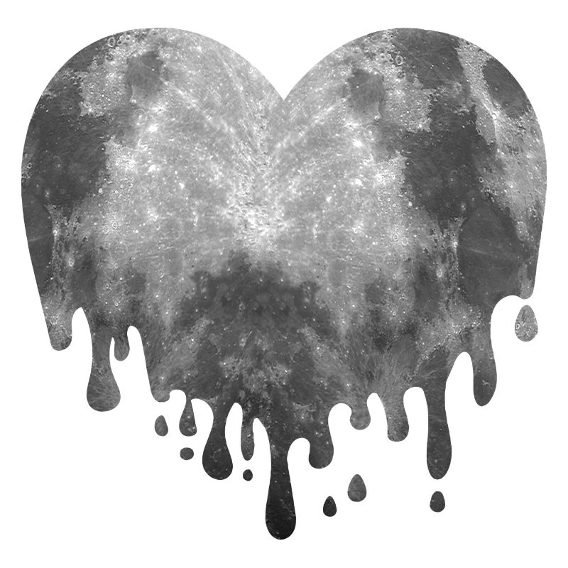 Melting Moon Heart Full Moon