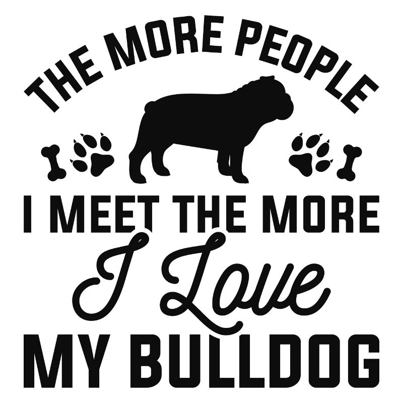 J’aime mon bouledogue