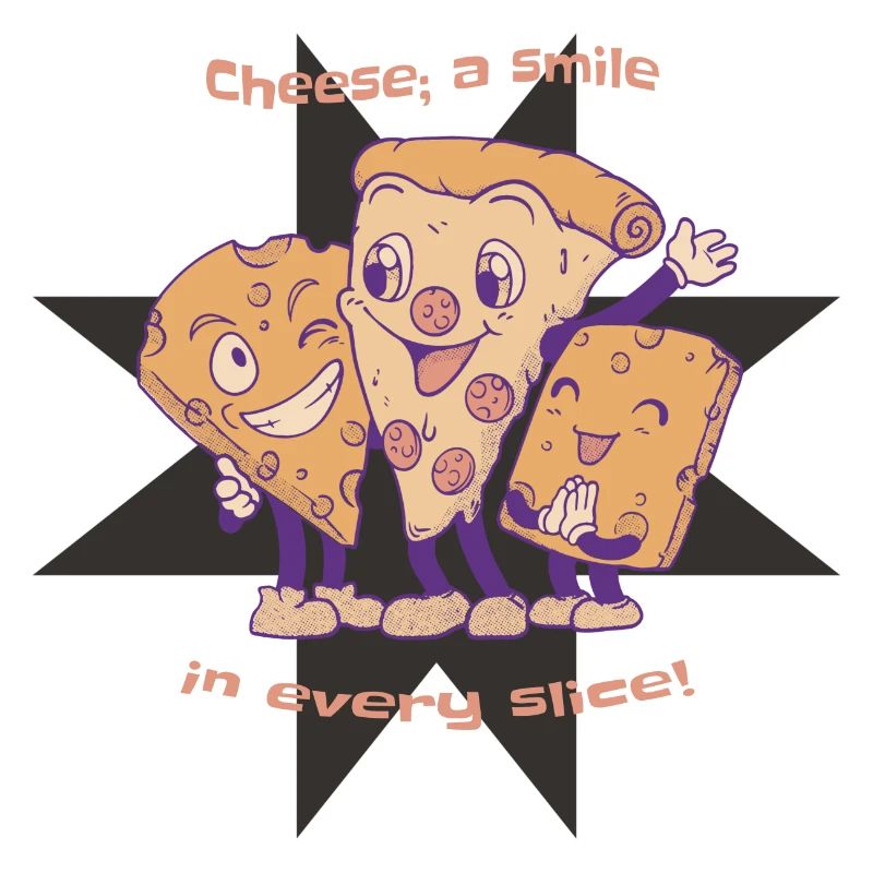 Cheese A Smile In Every Slice! Cheese Pizza Lover