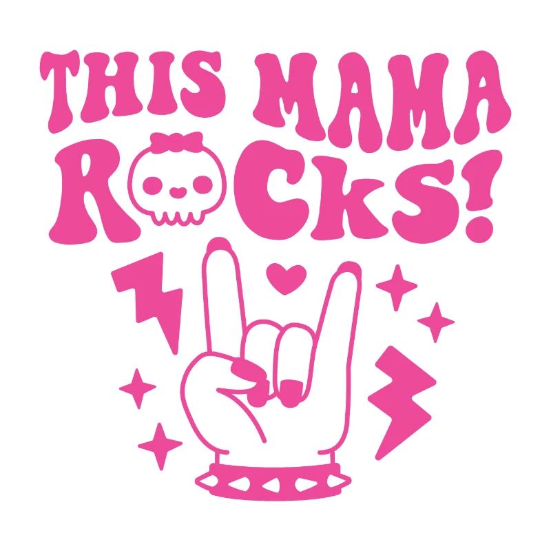 This Mama Rocks Rock And Roll Mom