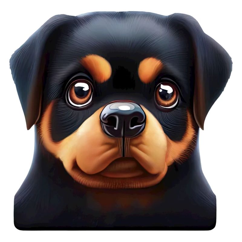 Playful Rottweiler Design