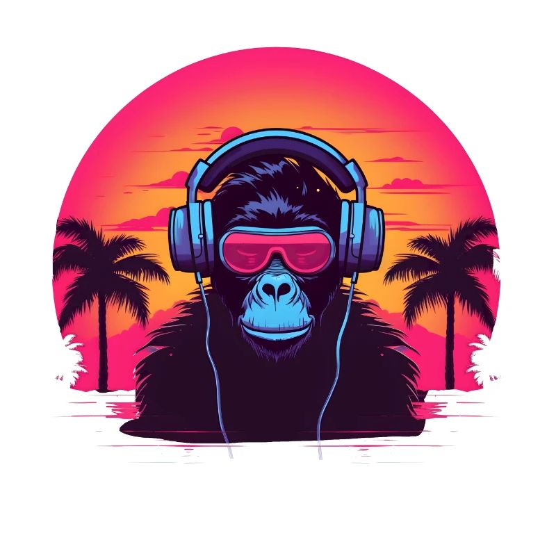 Synthwave DJ Ape
