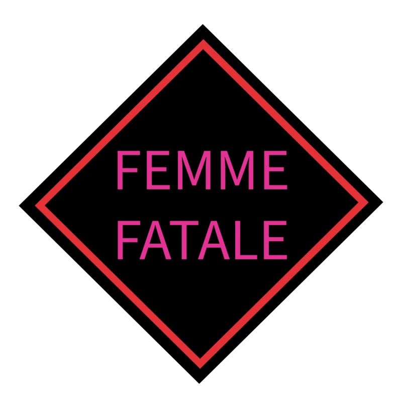 Femme Fatale Warnschild