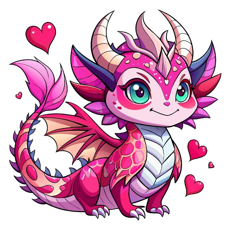 Dragon coloré