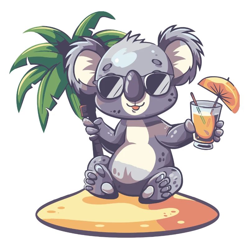 Koala Insel Sommer Palme