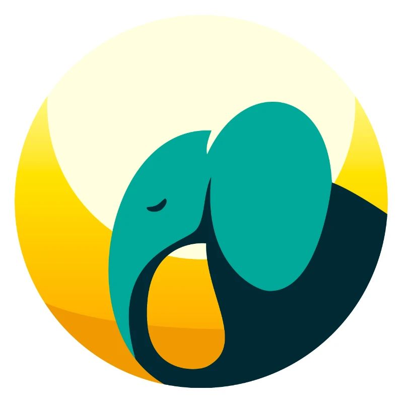 Éléphant abstrait