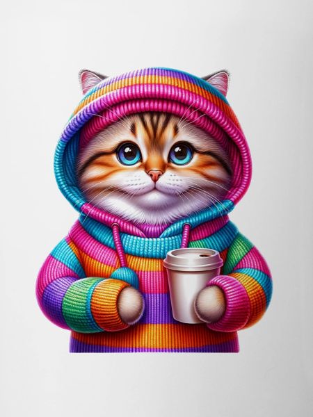 Bunte Katze
