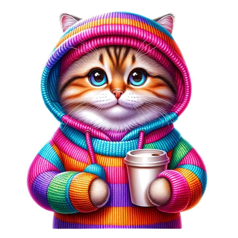 Bunte Katze
