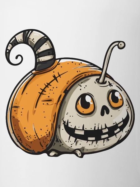 Snail Halloween Funny Zombie