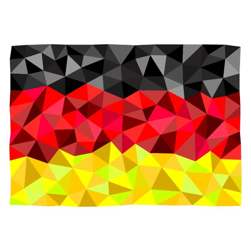 Drapeau de l’Allemagne dans le style diamant faible poly