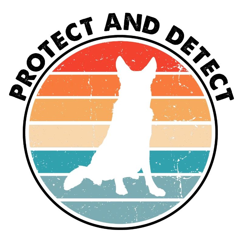 Design German Shepherd Police Design