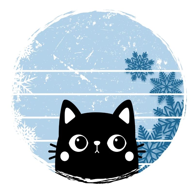 Bain de glace nageur d’hiver « Icebath Winter Cat »
