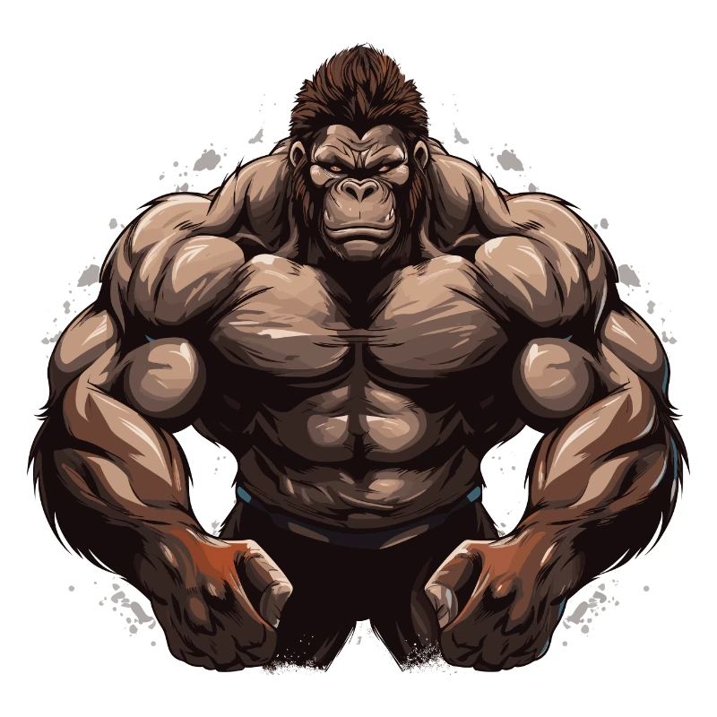 Bodybuilder Gorilla