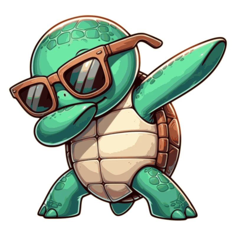 Tortue dab dansant dabbing