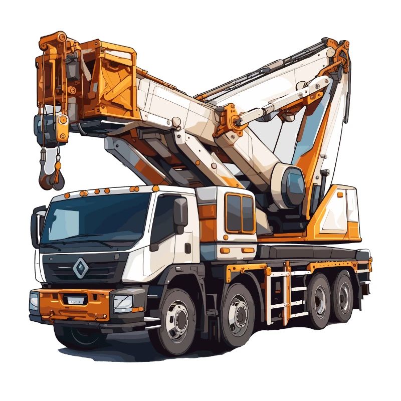 Kran / Baustelle / Seilwinde / Kransystem