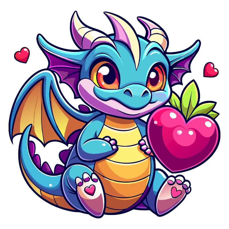 Dragon coloré