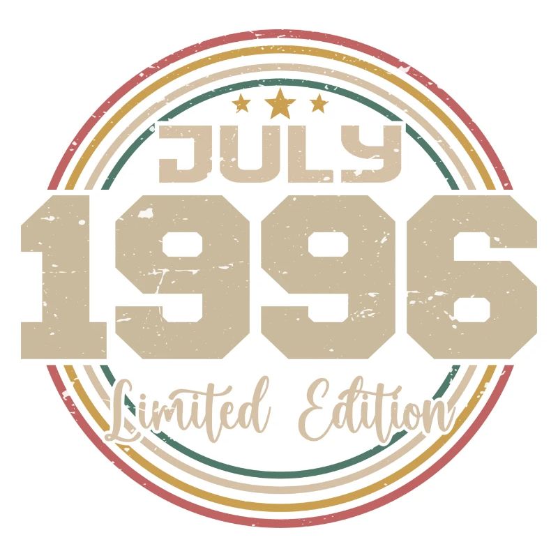 1996 Geburtstag Juli 1996 Geschenk Juli 1996