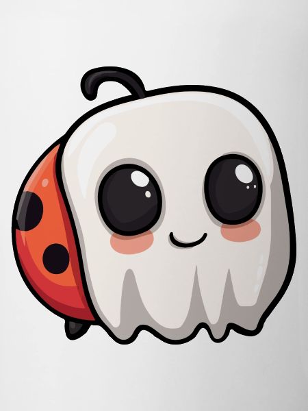 Ladybug Halloween Funny Ghost