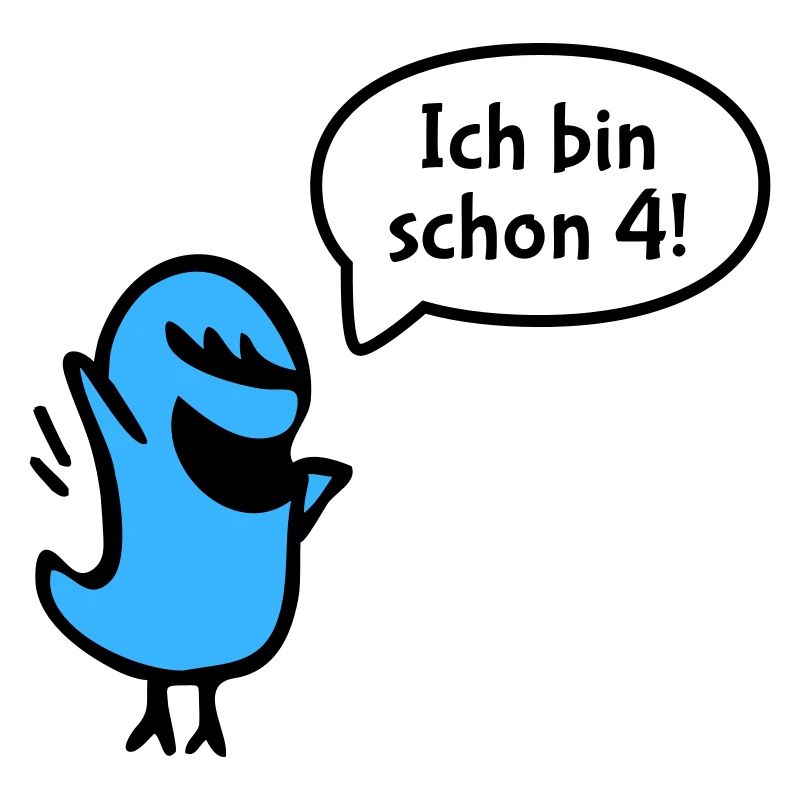 Ich bin schon vier