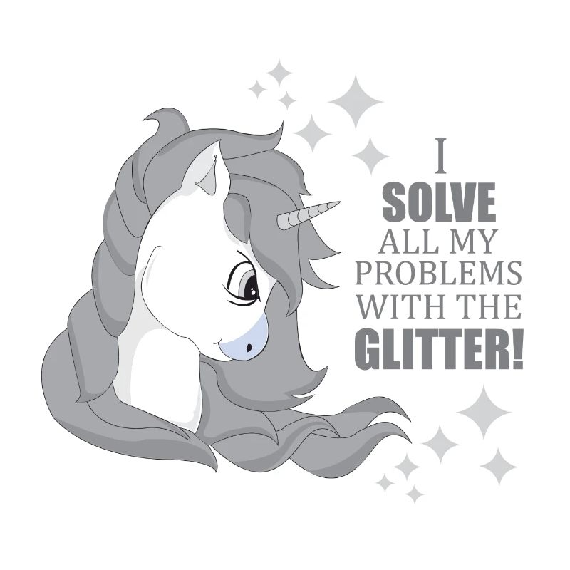 Unicorn glitter problems solver gift idea