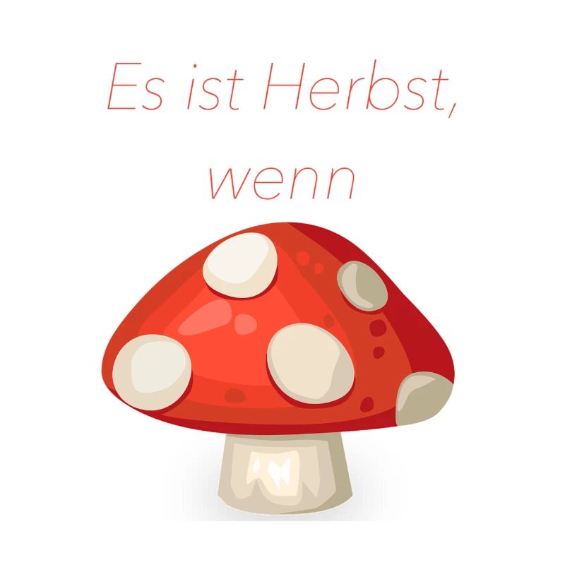 Toadstool: "Vous savez que c'est l'automne quand"