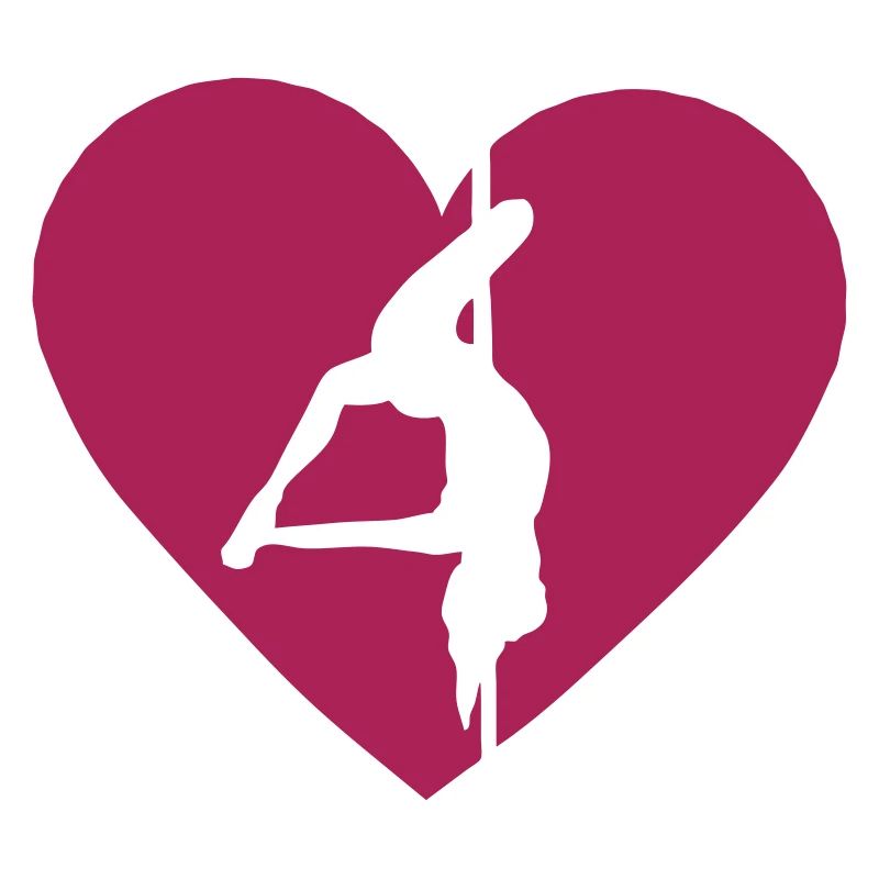 coeur pole dance love